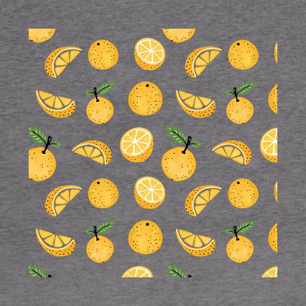 Lemon citrus fresh pattern by bigmomentsdesign